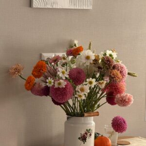 the anchor piece: "nordic ceramic ribbed vase"